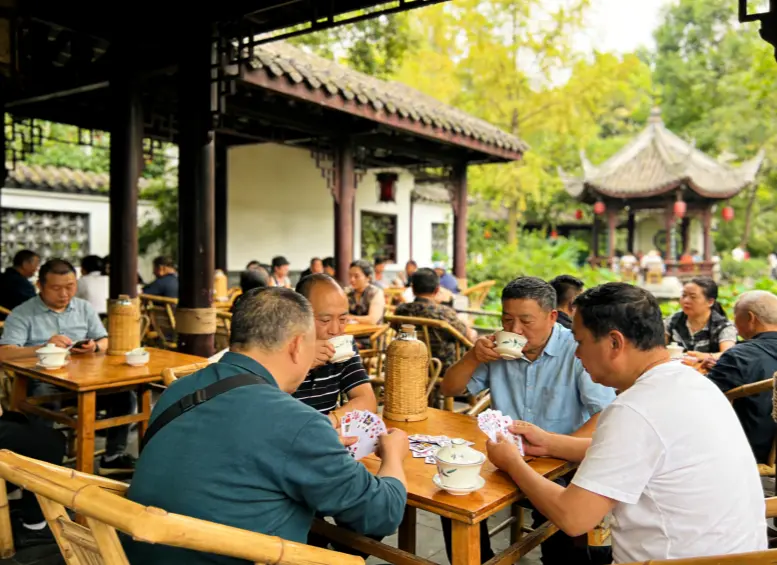 Chengdu tea house